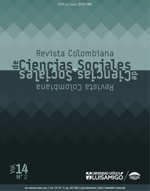 					Ver Vol. 14 Núm. 2 (2023): Revista Colombiana de Ciencias Sociales
				