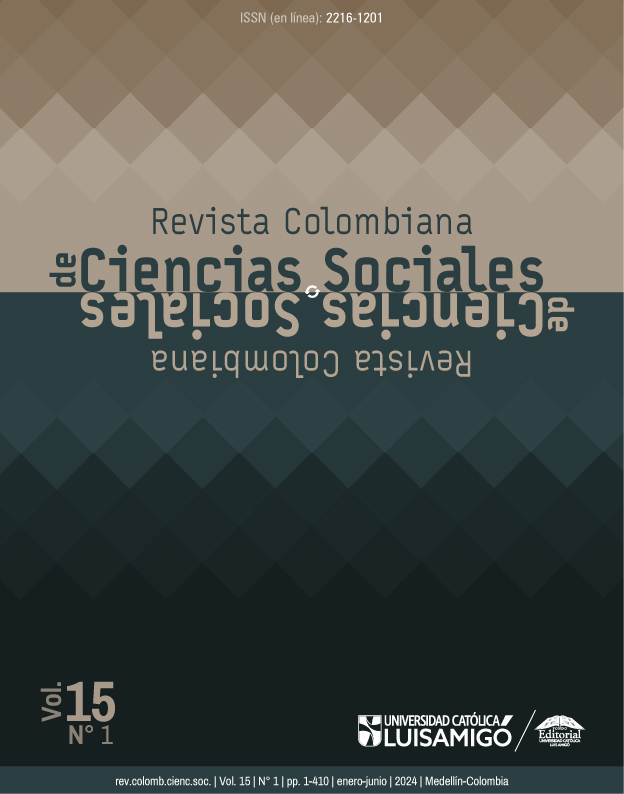 					Ver Vol. 15 Núm. 1 (2024): Revista Colombiana de Ciencias Sociales
				