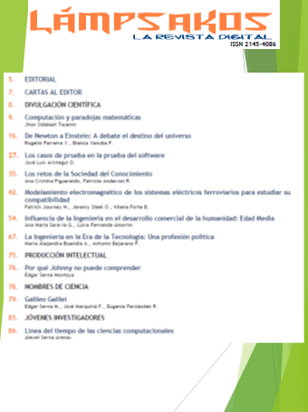					Ver Núm. 3 (2010): Edición 3 (enero-junio, 2010): Aplicación de Investigaciones en Ingeniería
				