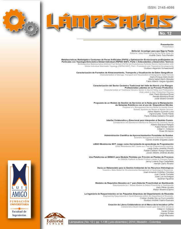 Revista Lámpsakos. Edición N°12 (Julio-Diciembre 2014)