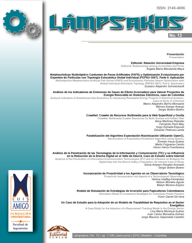 Revista Lámpsakos. Edición N°13 (Enero-Junio de 2015)
