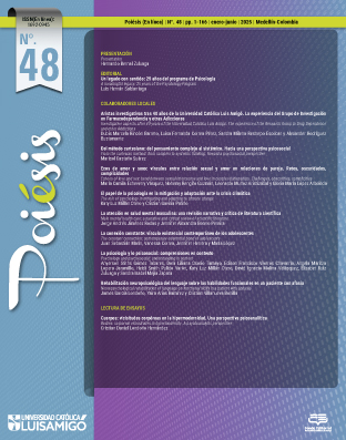 Ver Núm. 48 (2025): Poiésis cumple 25 años
